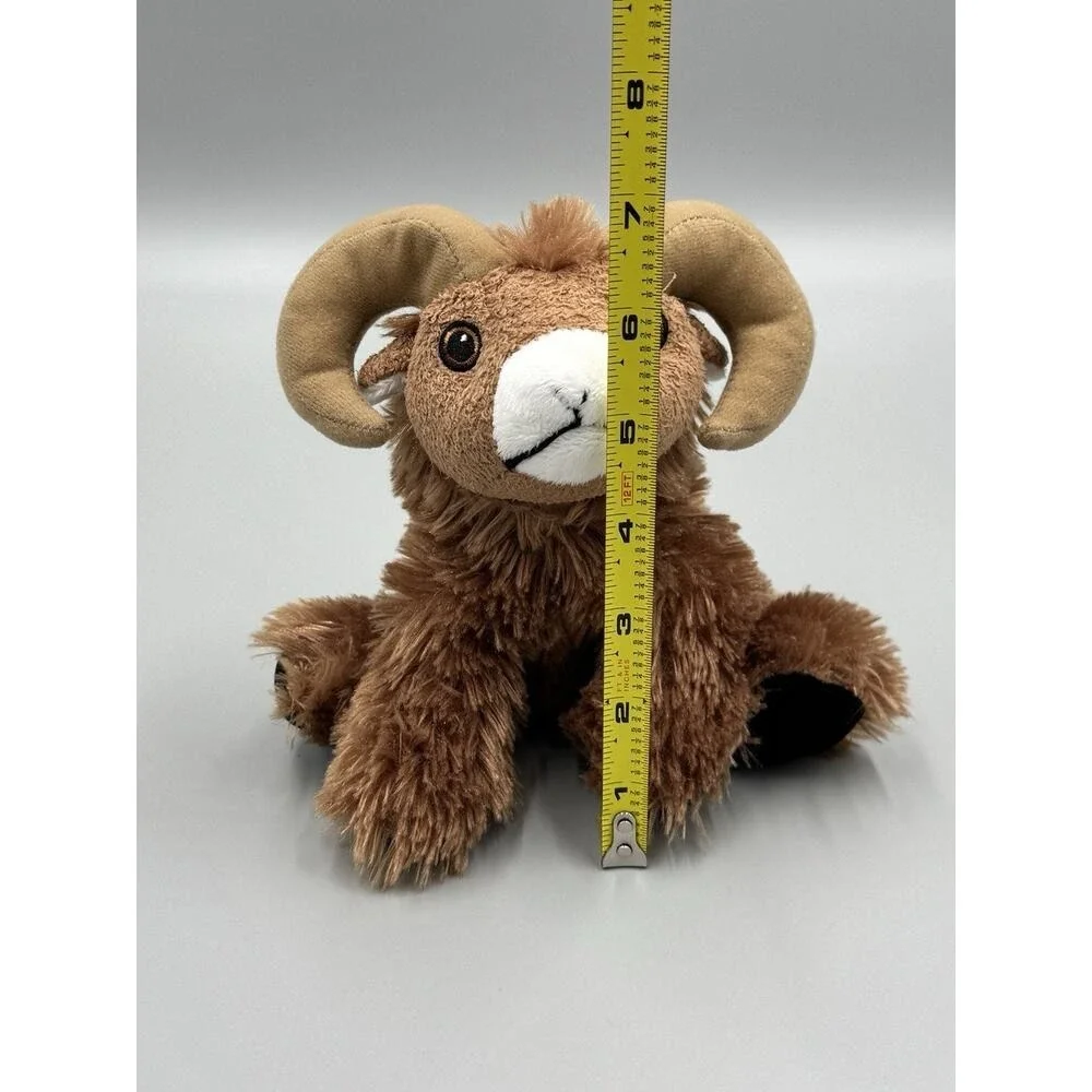 Mountain Goat Ram Brown Plush Small 8